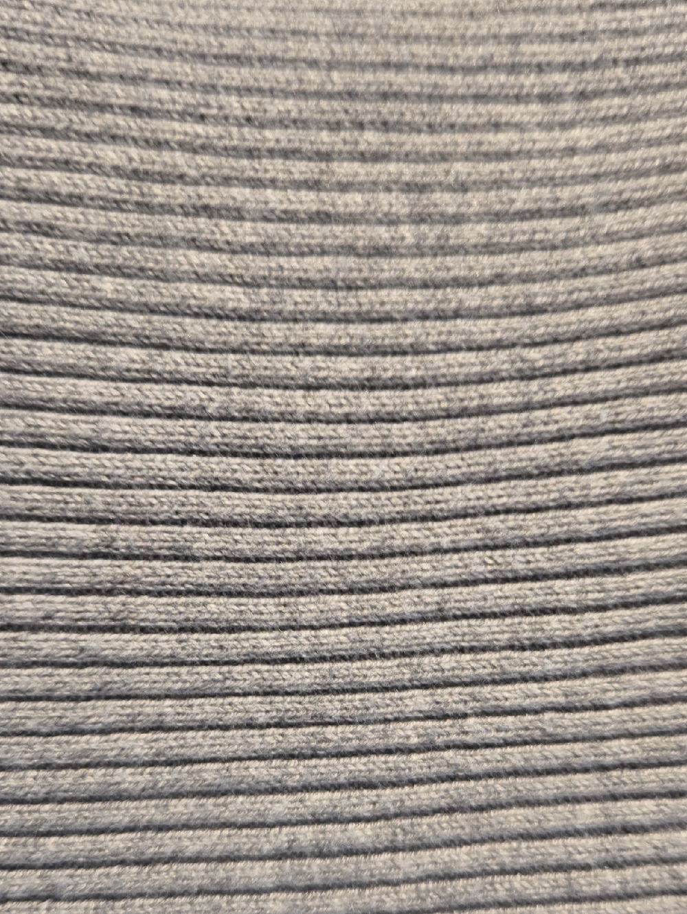 Vince Camuto Light Gray Ribbed Button-Shoulder Sweater - Picture 4 of 8